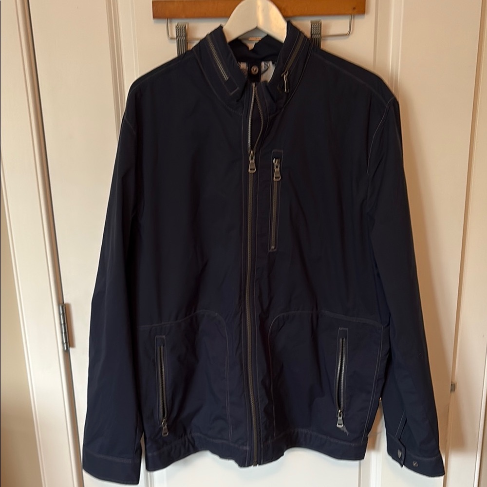 Tommy Bahama Blue Windbreaker Jacket